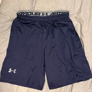 Under Armour Men's Dark Blue Athletic Shorts